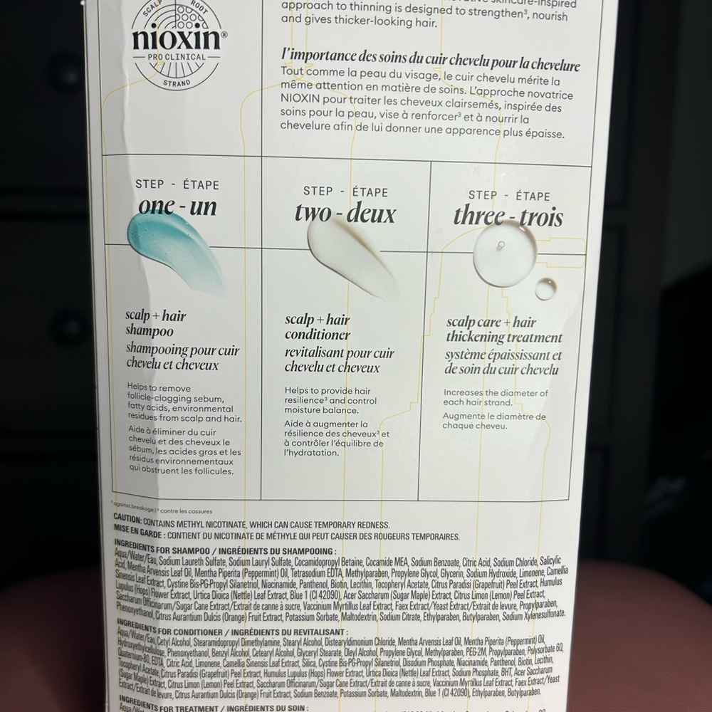 Nioxin Pro Clinical System 1 Shampoo, Conditioner & Treatment - Picture 3 of 4